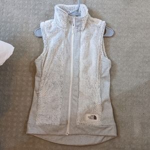 NWT North Face furry fleece vest